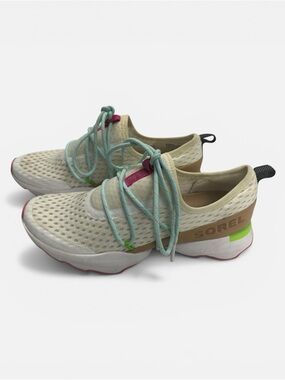 Sorel Women's Kinetic Impact Lace Sneaker Pink Atheletic Shoes Sz 9